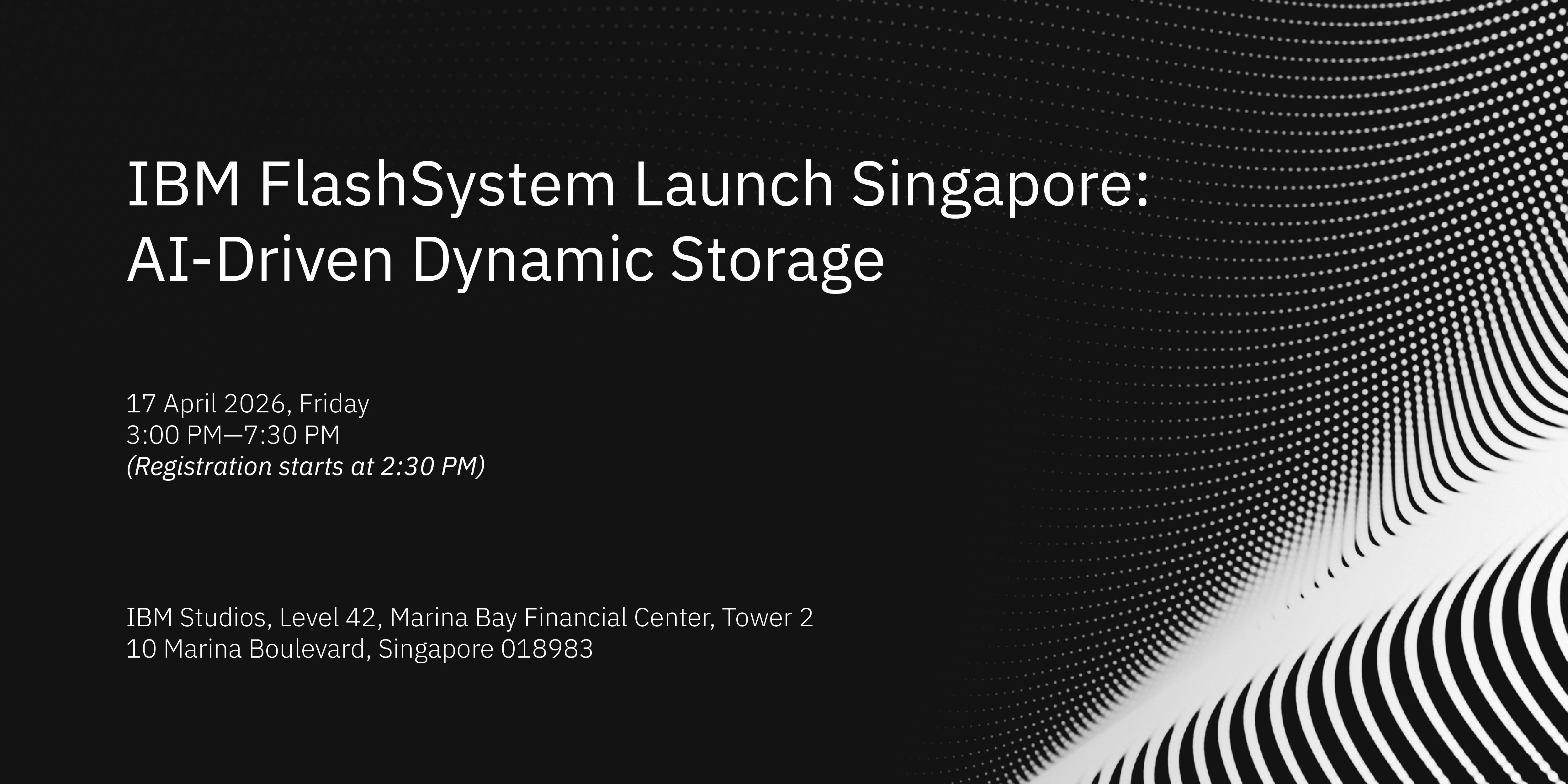 IBM FlashSystem Launch Singapore: AI-Driven Dynamic Storage